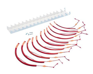 Rubber ET Tube with cuff, ID 6.5 mm, OD 9.1 mm, 27 Fr x 29 cm